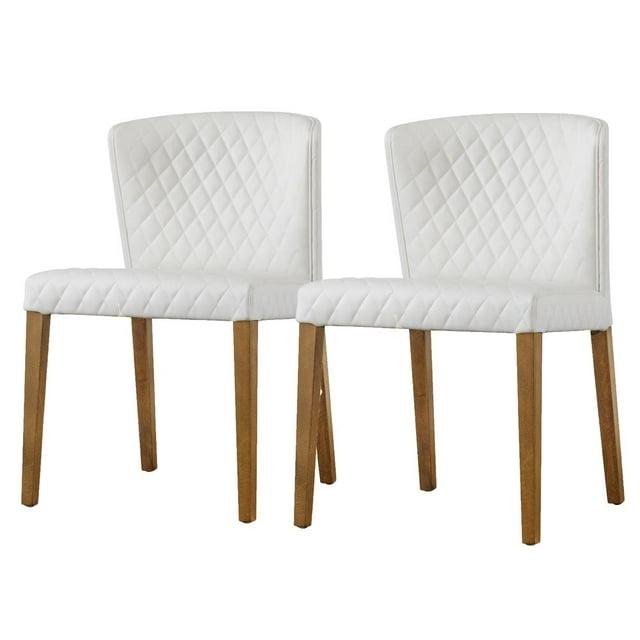 New Pacific Direct Albie Bonded Leather Chair,Set of 2