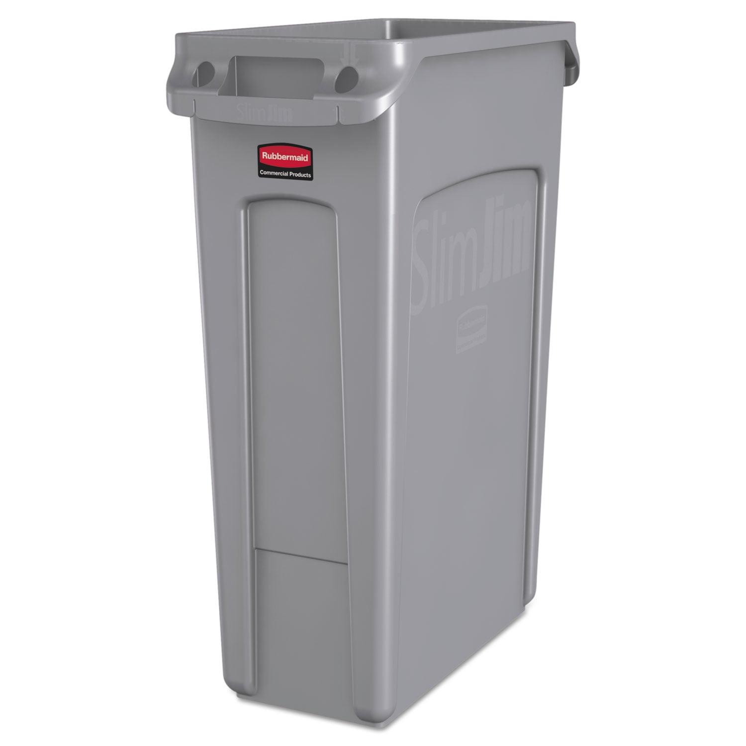 Rubbermaid Commercial Slim Jim 23-Gallon Vented Waste Container