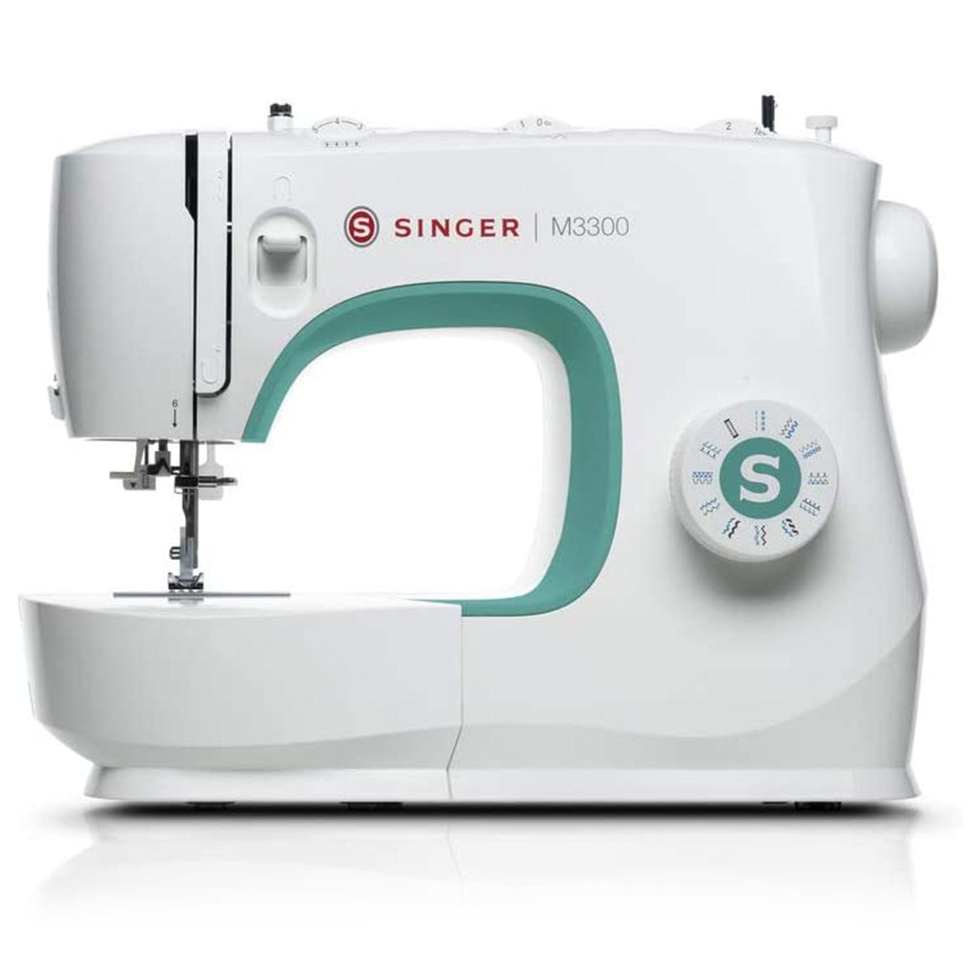 Singer M3300 White Portable Sewing Machine with LED Light