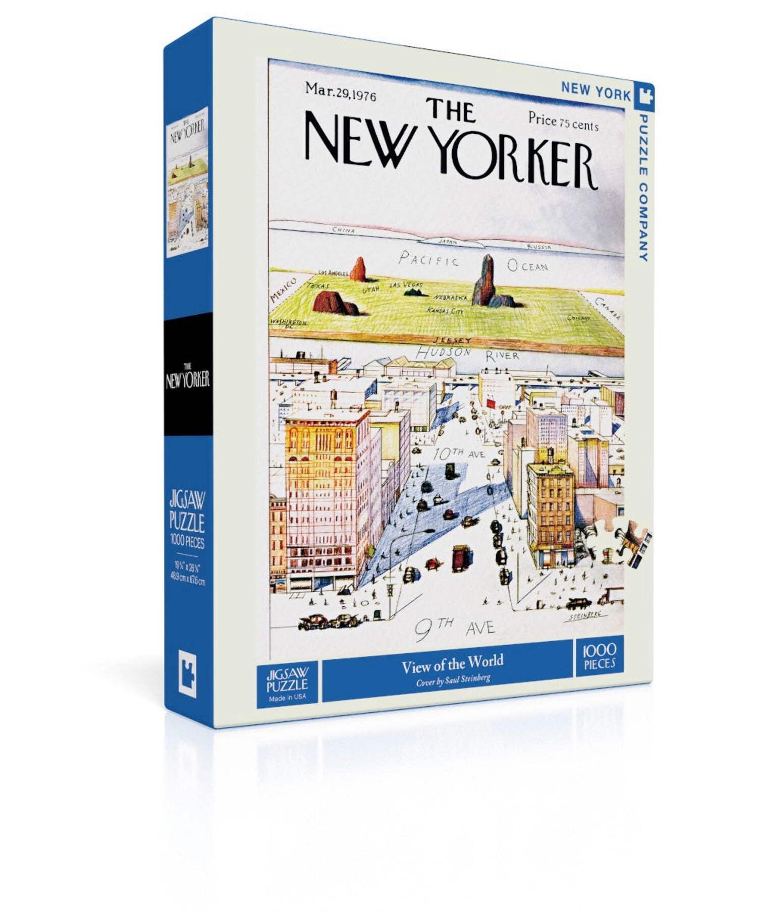 New York Puzzle Company View of the World 1000 Piece Puzzle