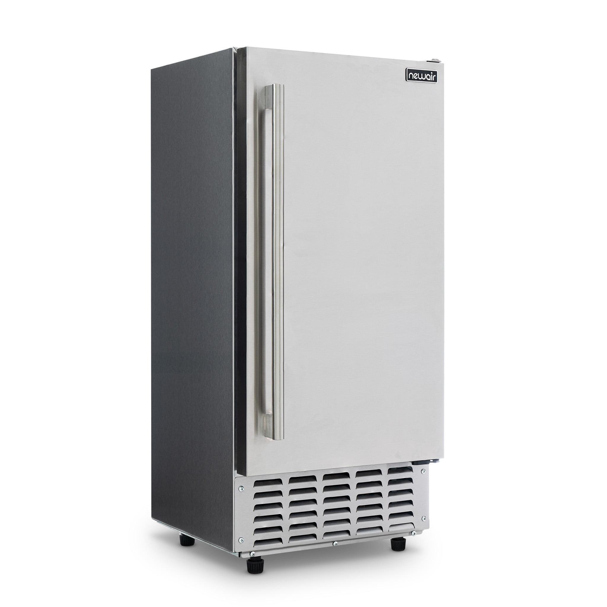 Newair 15" Undercounter 66 lbs Nugget Ice Maker, Built-in or Freestanding in Stainless Steel