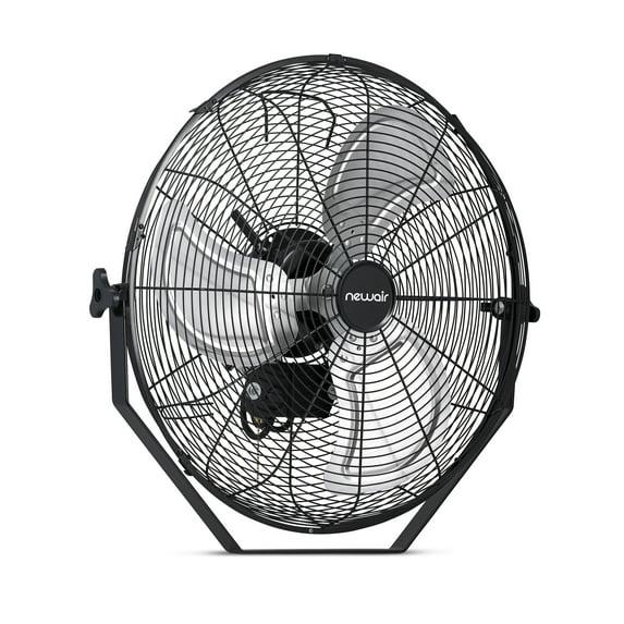 Newair Newair 20" High Velocity Wall Mount Fan, Heavy Duty Waterproof Outdoor Fan, Adjustable Tilt and 3 Speeds up to 4650 CFM, Pull Chain Switch