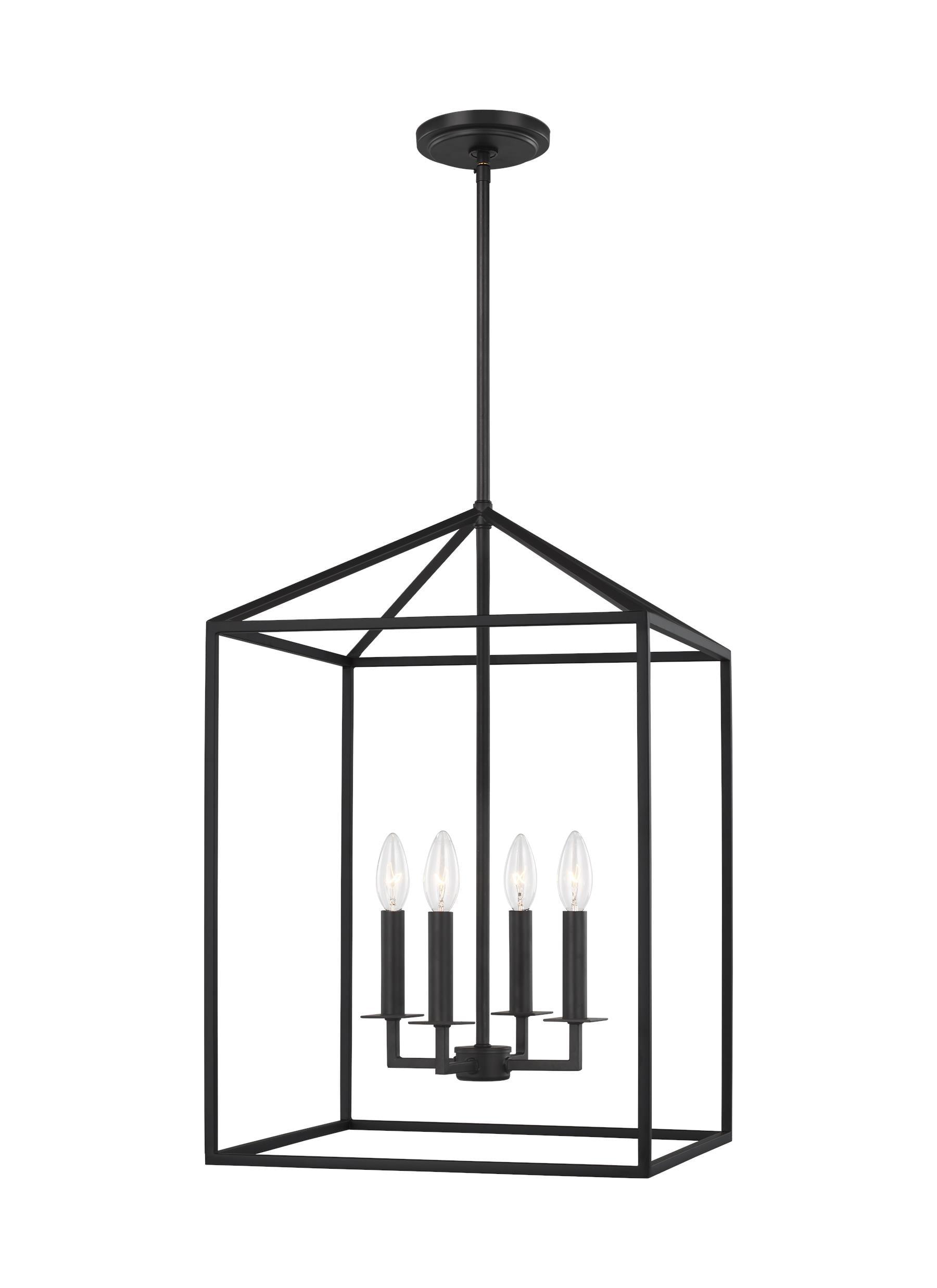 Lucius Pendant Light - Black / 15.5"W