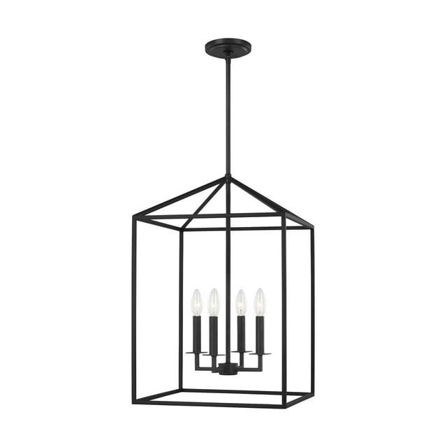 Lucius Pendant Light - Black / 15.5"W
