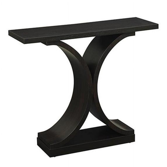 Newport Infinity Console Table, Espresso