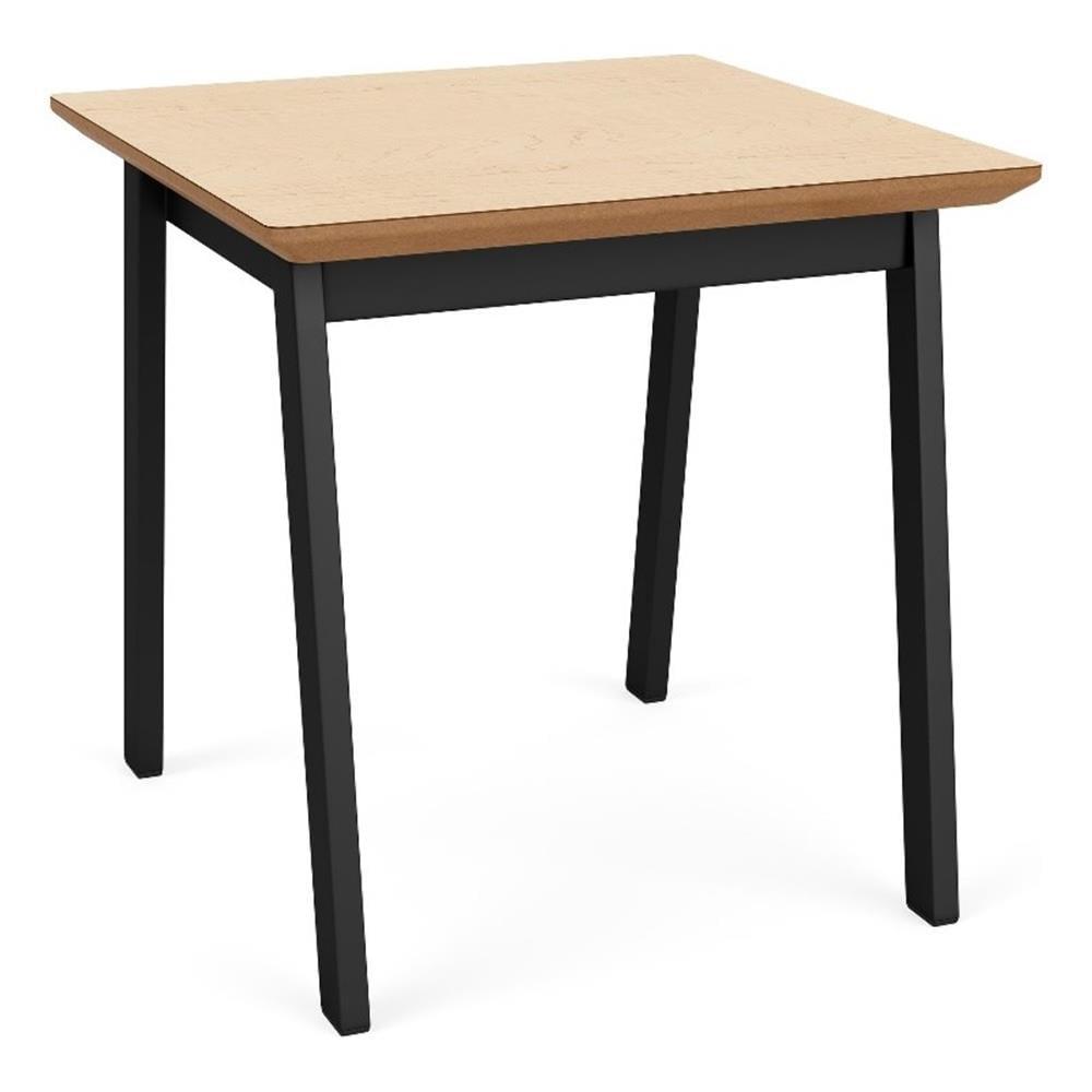 Newport Waiting Reception End Table Metal Frame 20x20" High Pressure Laminate Top