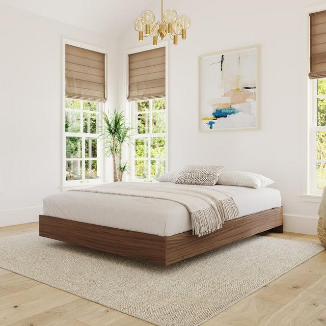 Homestock Country Cottage 345431 Full Size Platform Bed, Walnut