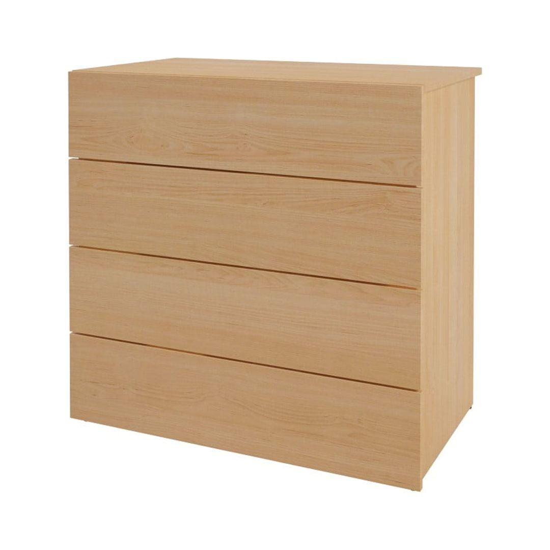 Natural Maple Double Dresser with Soft Close Drawers