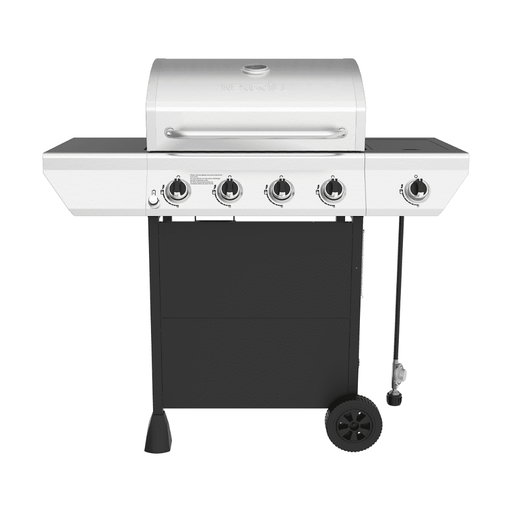 Nexgrill 4 - Burner Free Standing Propane 52000 BTU Grill with Side Burner