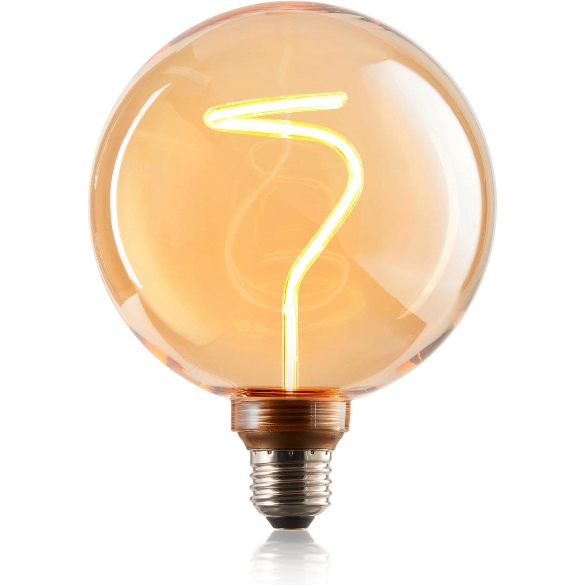 Next Glow Decorative LED Edison Bulb, Dimmable 2000K, E26, Oversized Globe