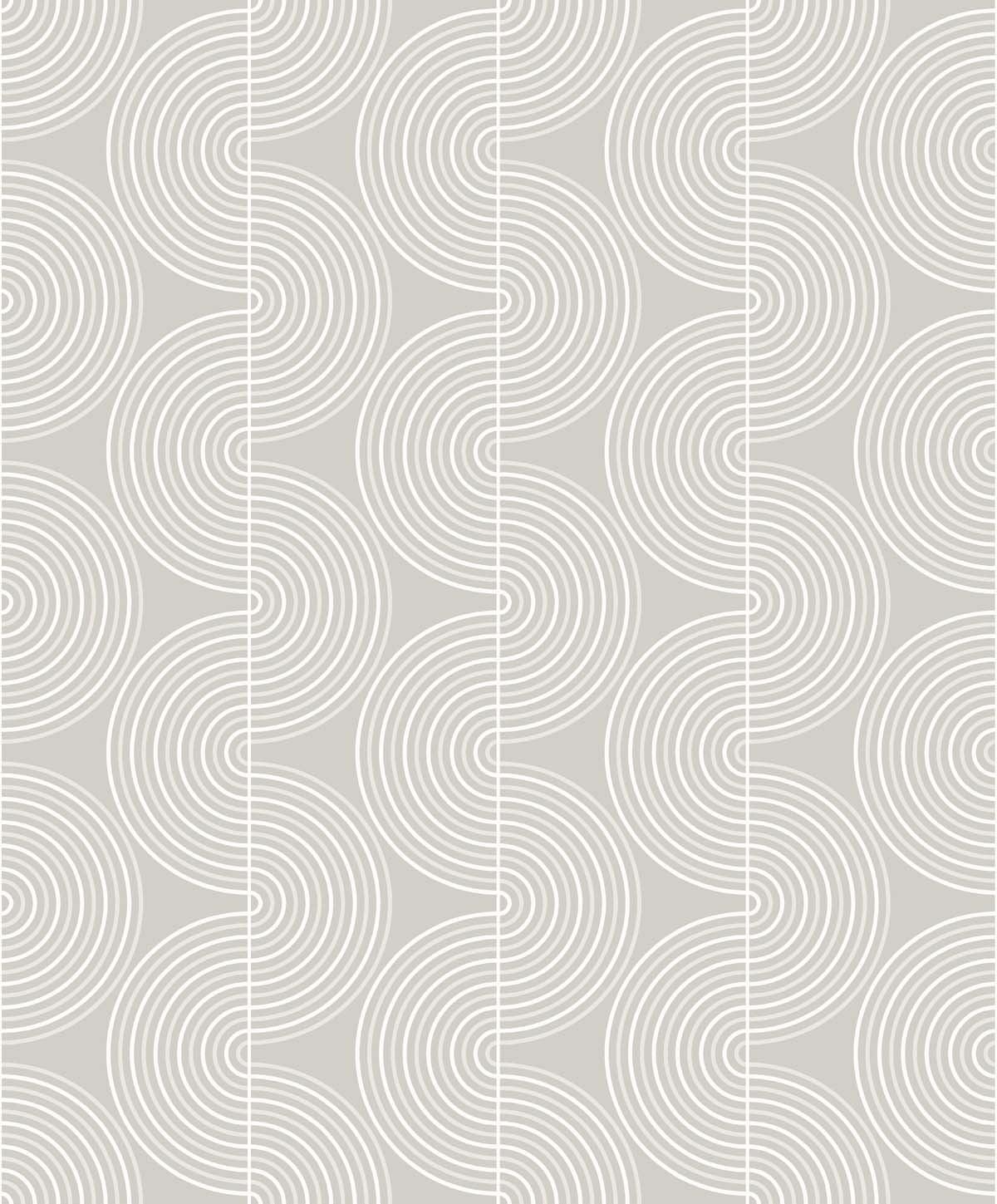 NextWall Alloy Grey Zen Geo Peel and Stick Wallpaper