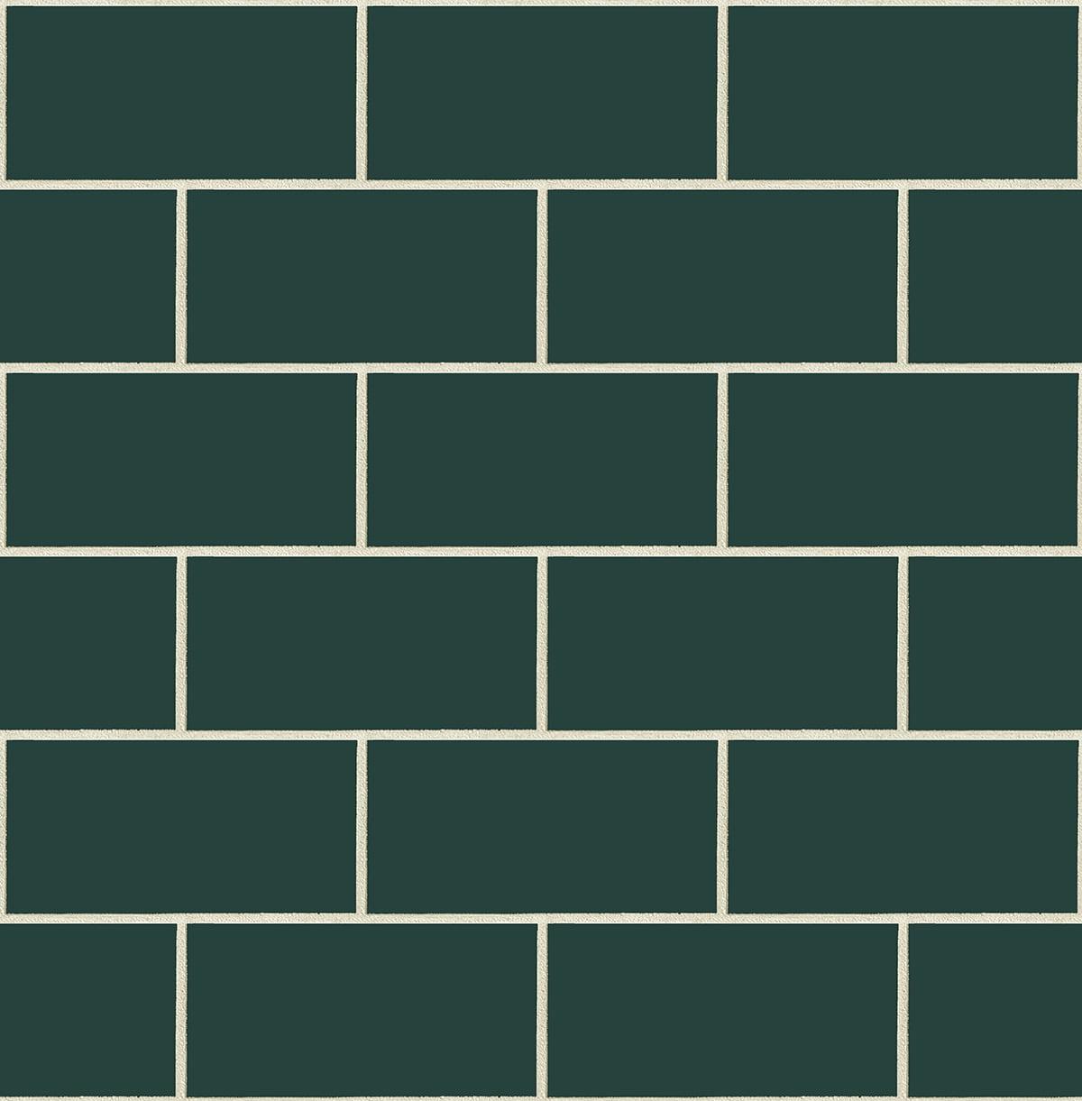 NextWall Retro Subway Tile Peel and Stick Wallpaper