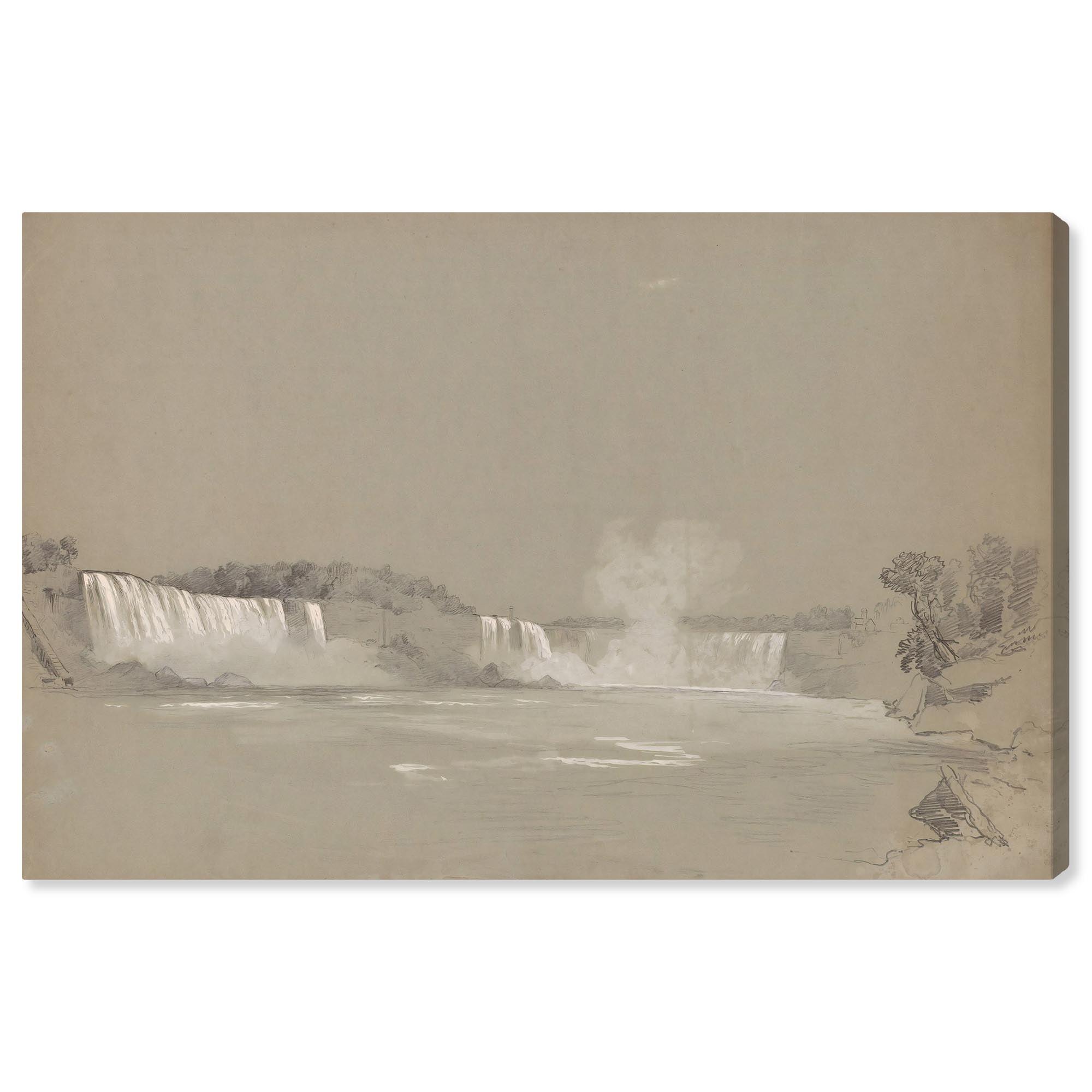 Art Remedy Niagara Falls Canvas Vintage Art Prints by Art Remedy