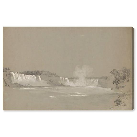 Art Remedy Niagara Falls Canvas Vintage Art Prints by Art Remedy