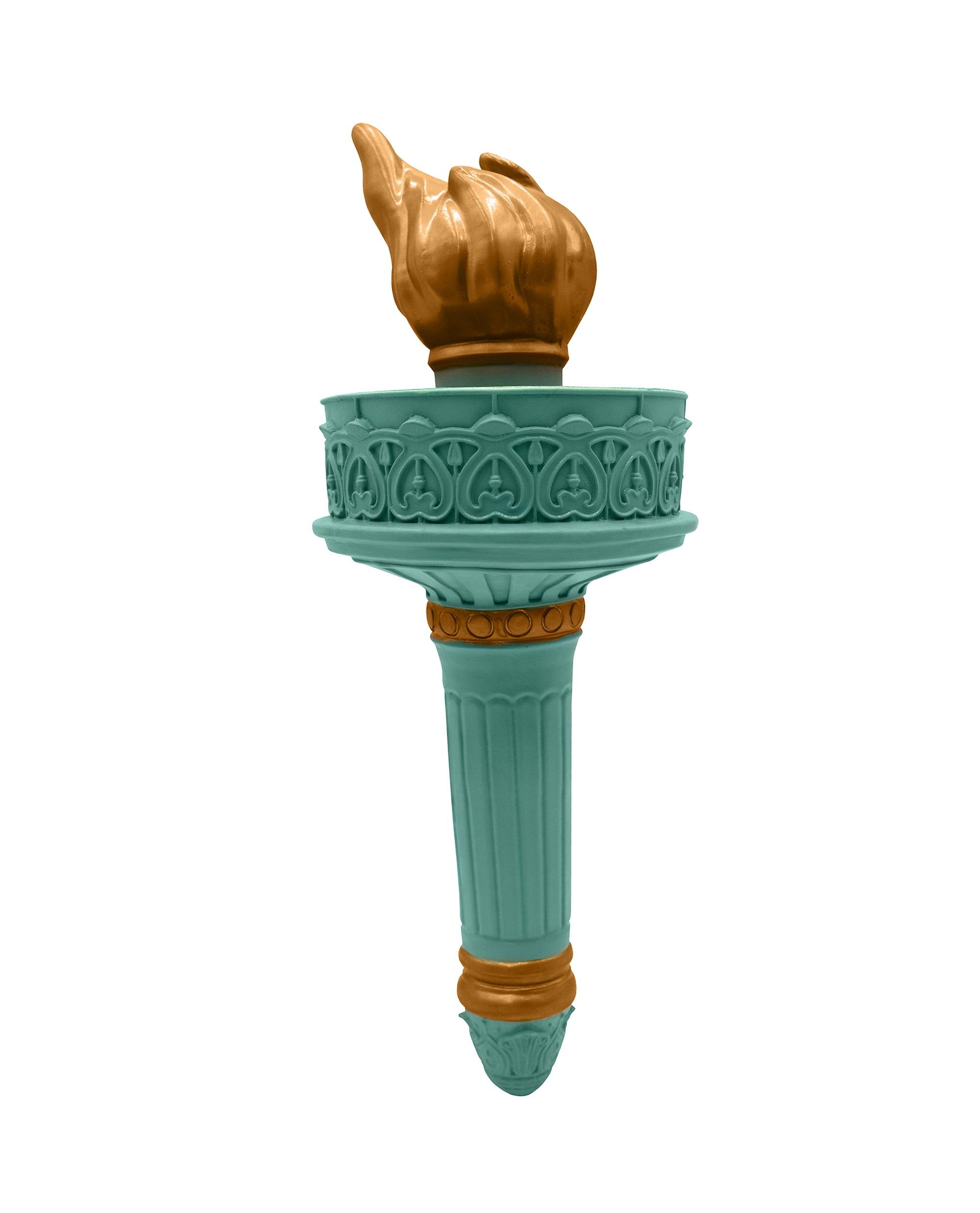 Nicky Bigs Novelties Unisex-Adult Deluxe Patriotic Lady Statue of Liberty Torch Handheld Prop Cosplay Halloween Costume Accessory