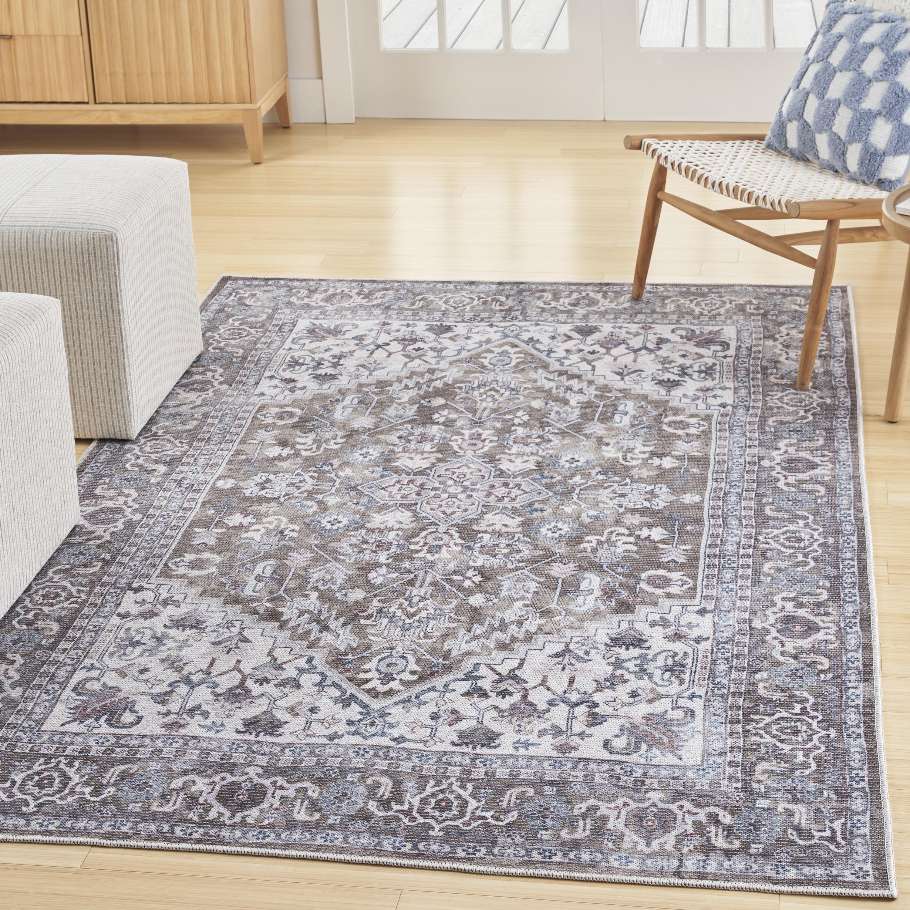 SR104-OLIVY Washable Oriental Rug