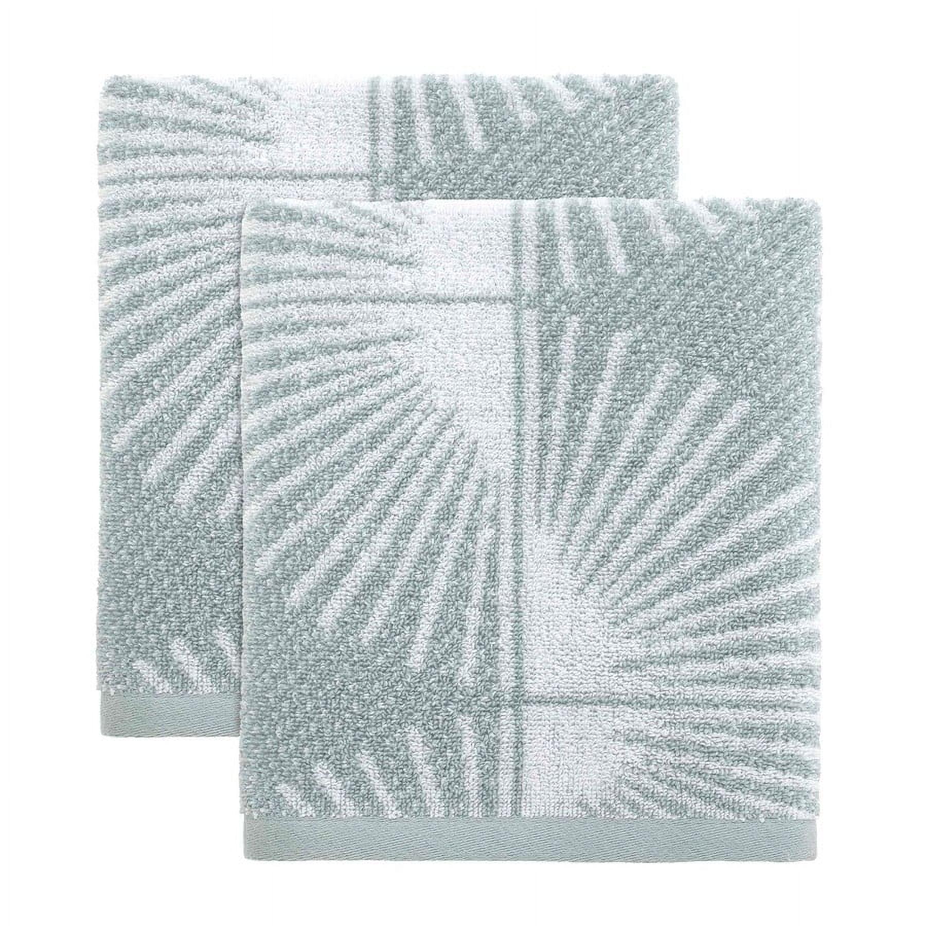 Nicole Miller Kendall Cotton Honeycomb / Waffle Bath Towels (Set of 2)