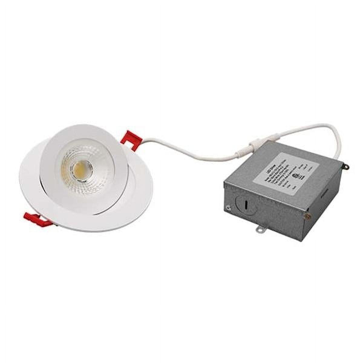 DGF43 4'' Selectable Color Temperature Dimmable Air-Tight IC Rated LED Canless Recessed Lighting Kit