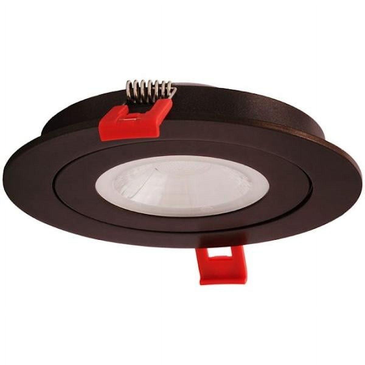 DGF43 4'' Selectable Color Temperature Dimmable Air-Tight IC Rated LED Canless Recessed Lighting Kit