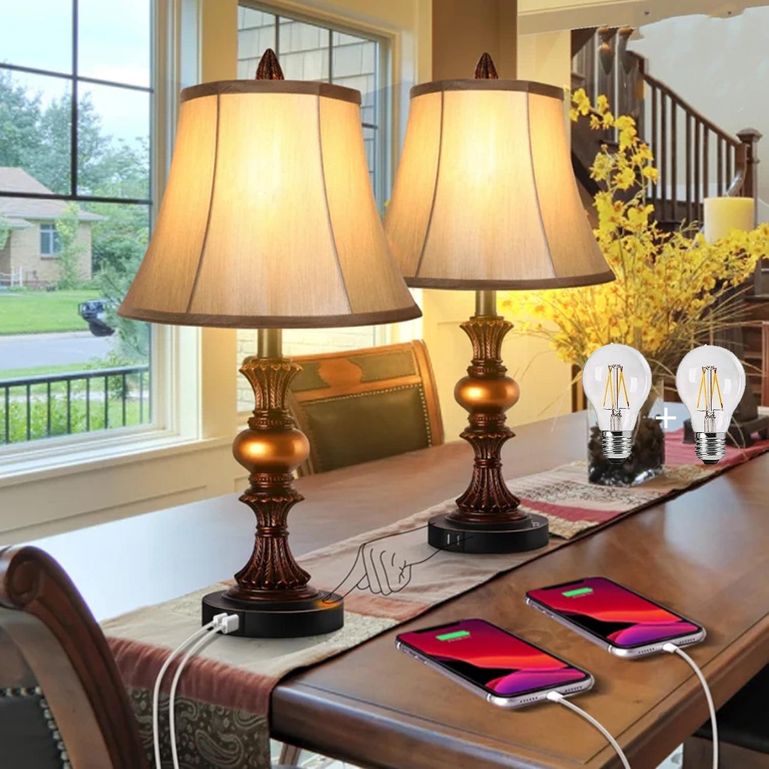 Devo 3 Light LED Floor Lamp, Modern Tree Design with Edison Bulbs, 360° Rotating Shades & Individual Switches, Super Bright Standing Lamp for Living Room, Bedroom, Tall Adjustable Pole Light