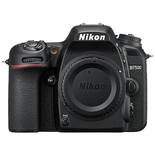 Nikon D7500 DX-Format DSLR Camera (Body Only, Black)