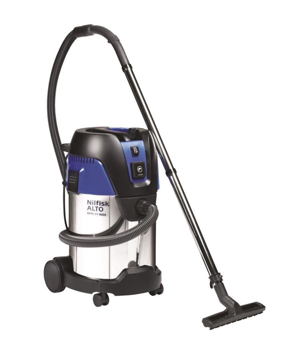 Nilfisk-Alto Aero 31 30 Liter Wet/dry Vacuum With Stainless Steel Tank