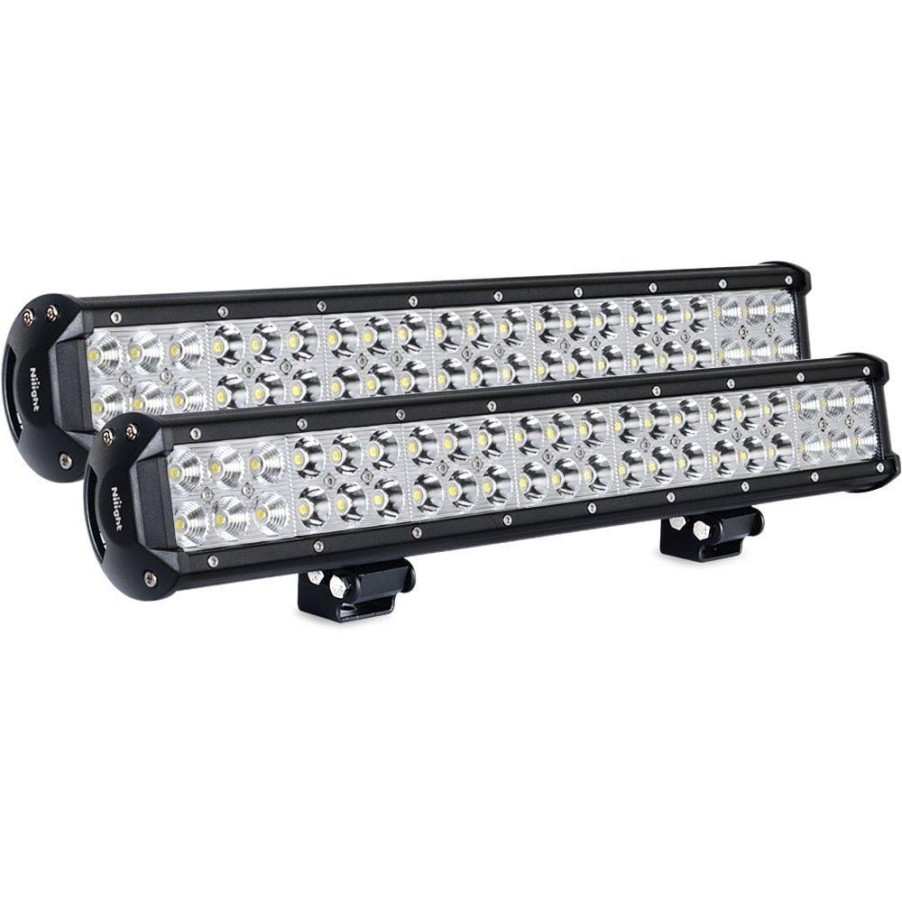 Modern Alloy 20" LED Light Bar with Adjustable Mount & Cool White Beam