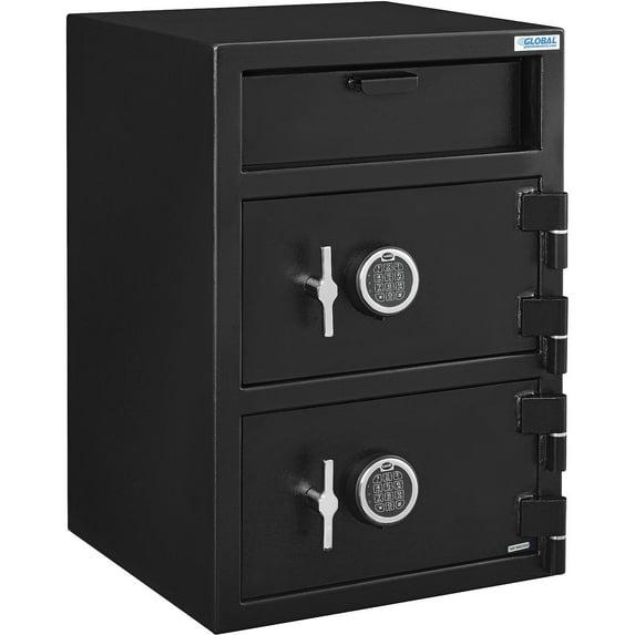 Ningbo Safewell 493491 Global Industrial B-Rate Depository Safe Front Loading with 2 Doors, Digital Lock - 20 x 20 x 30 in.