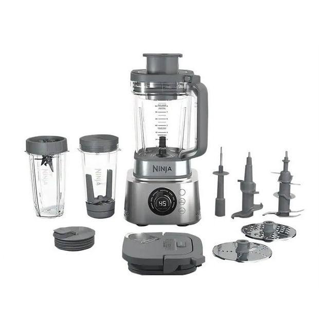 Ninja Ninja Blender and Food Processor System, Power Blenders For-Kitchen and Personal Size, Smoothie Maker, 6 Functions, 72-oz. Glass Pitcher and To-Go Cups