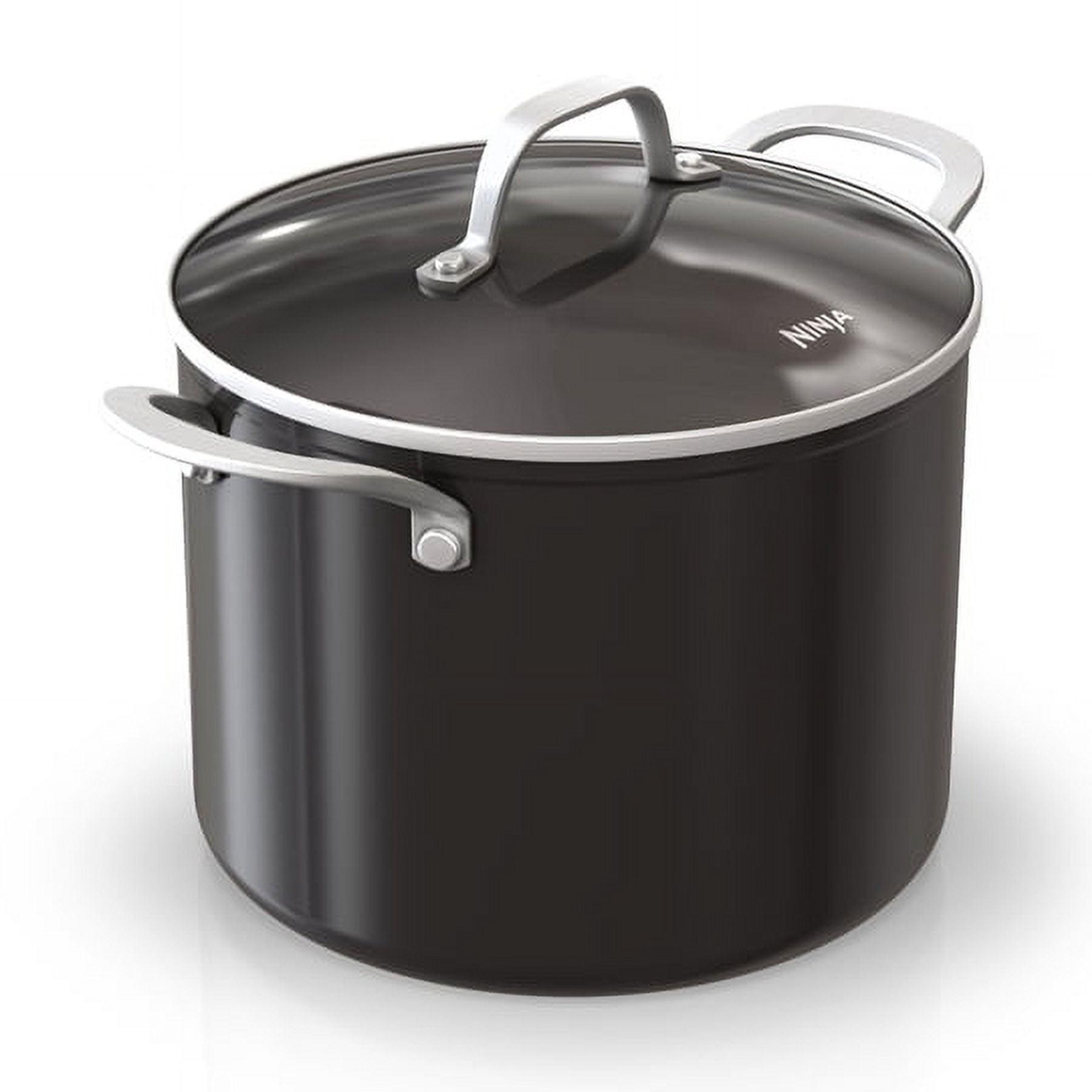 Ninja Foodi Neverstick 6 1/2-Quart Stock Pot With Glass Lid