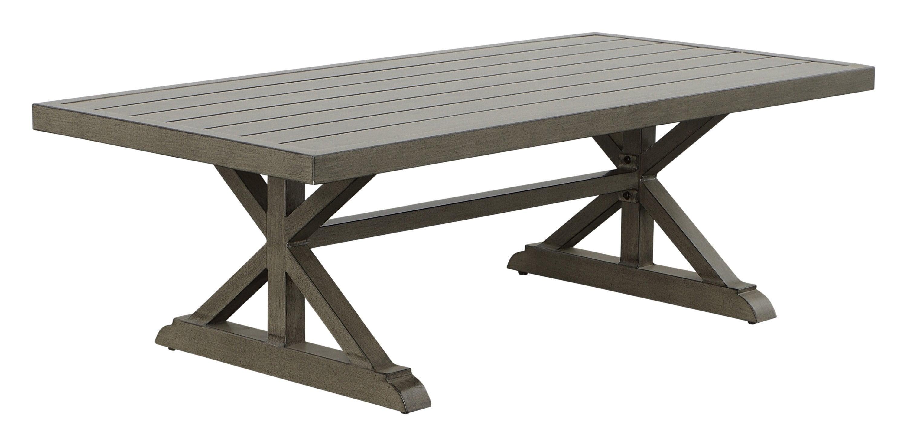 Jones Dark Gray Aluminum Outdoor Coffee Table