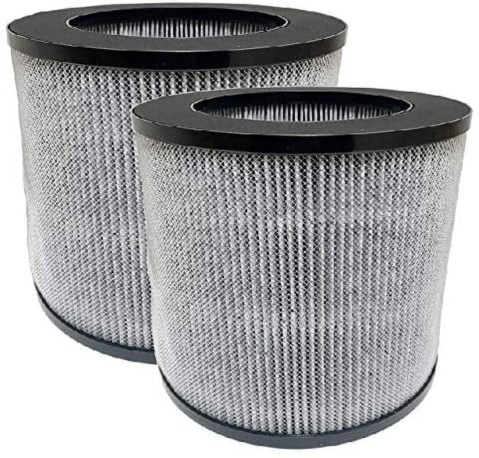Nispira 3-in-1 True HEPA Activated Carbon Filter Replacement For Bissell MYair Personal Air Purifier 2780A 2780 27809, 2 Packs