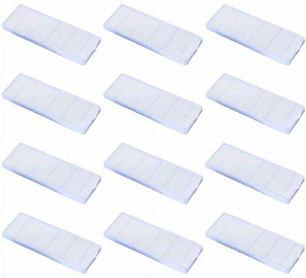 Nispira HEPA Filter Compatible with i-life Model A6 A4 A4s Robotic Vacuum Cleaner, 12 Packs