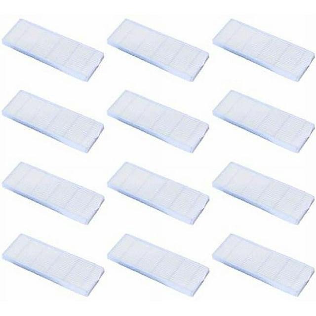 Nispira HEPA Filter Compatible with i-life Model A6 A4 A4s Robotic Vacuum Cleaner, 12 Packs