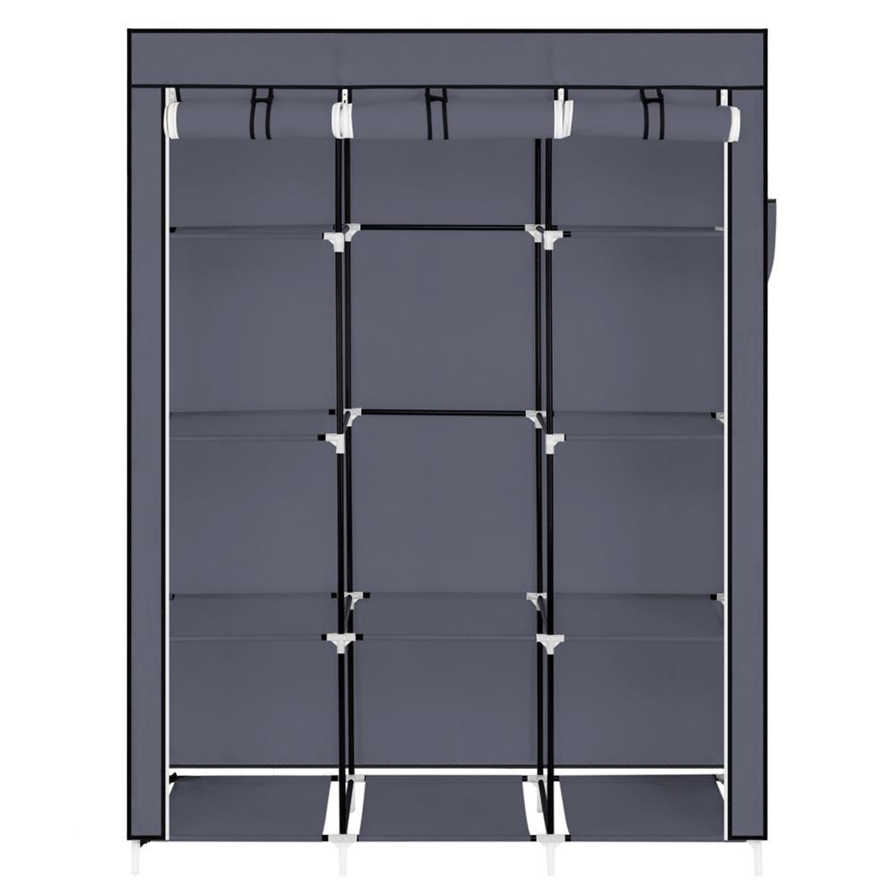 Nmkwnr 10 Shelves Storage Cabinet Wardrobe for Home Bedroom