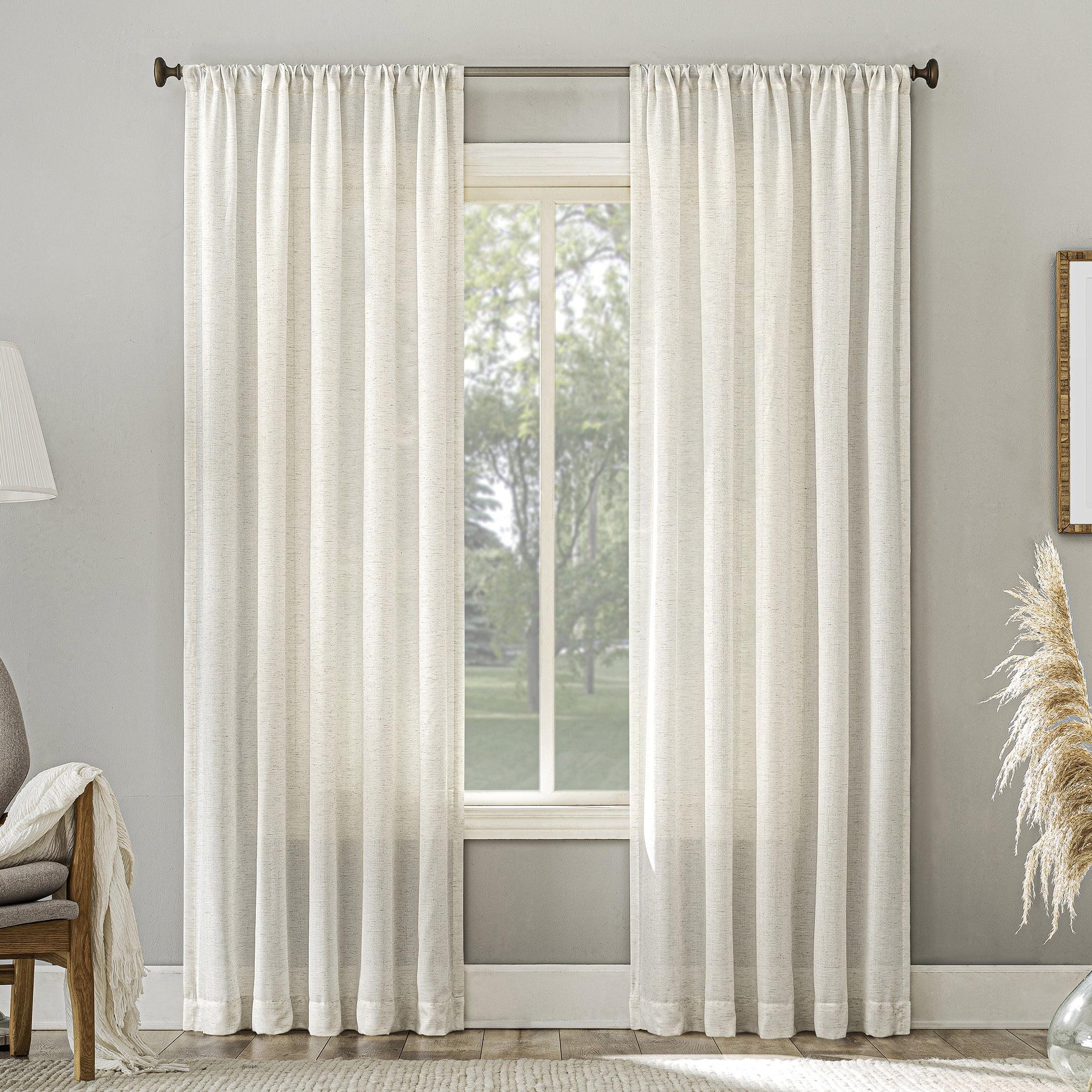 No. 918 Light Filtering Semi-Sheer Amalfi Rod Pocket Curtain Panel