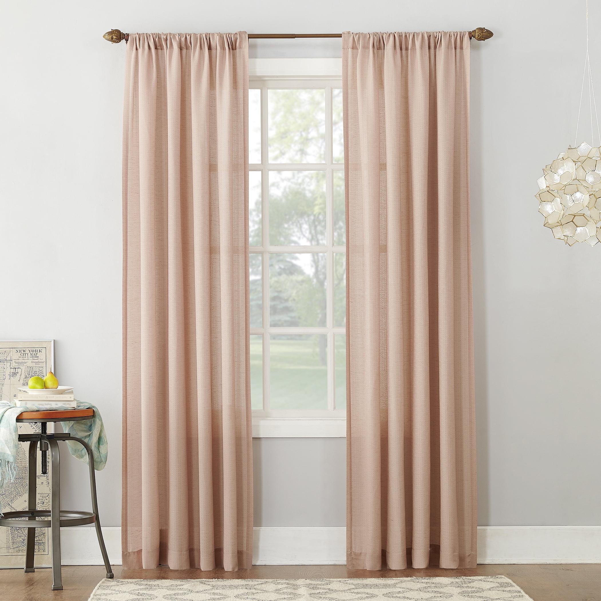 No. 918 Light Filtering Semi-Sheer Amalfi Rod Pocket Curtain Panel