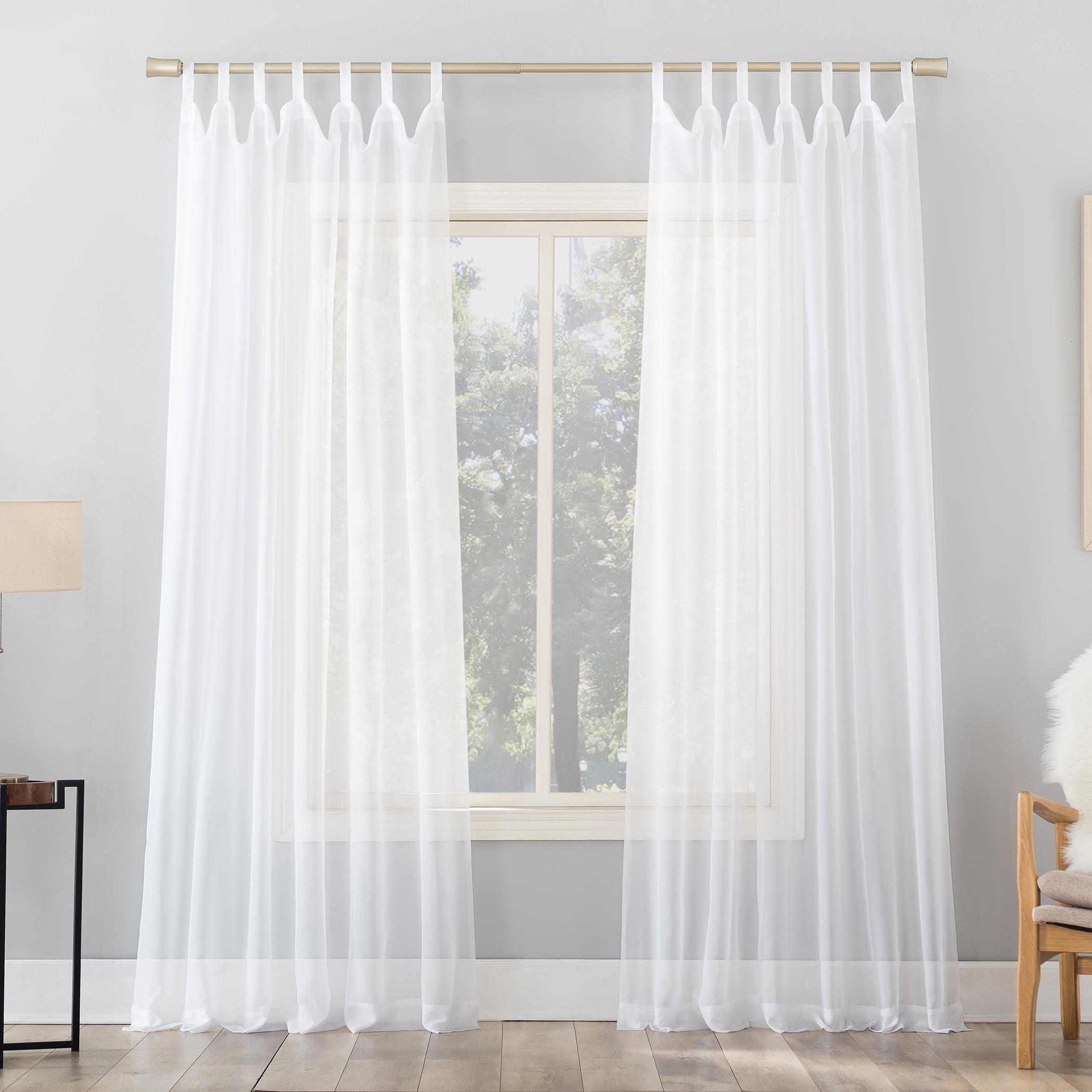 No. 918 Sheer Emily Voile Tab Top Curtain Panel