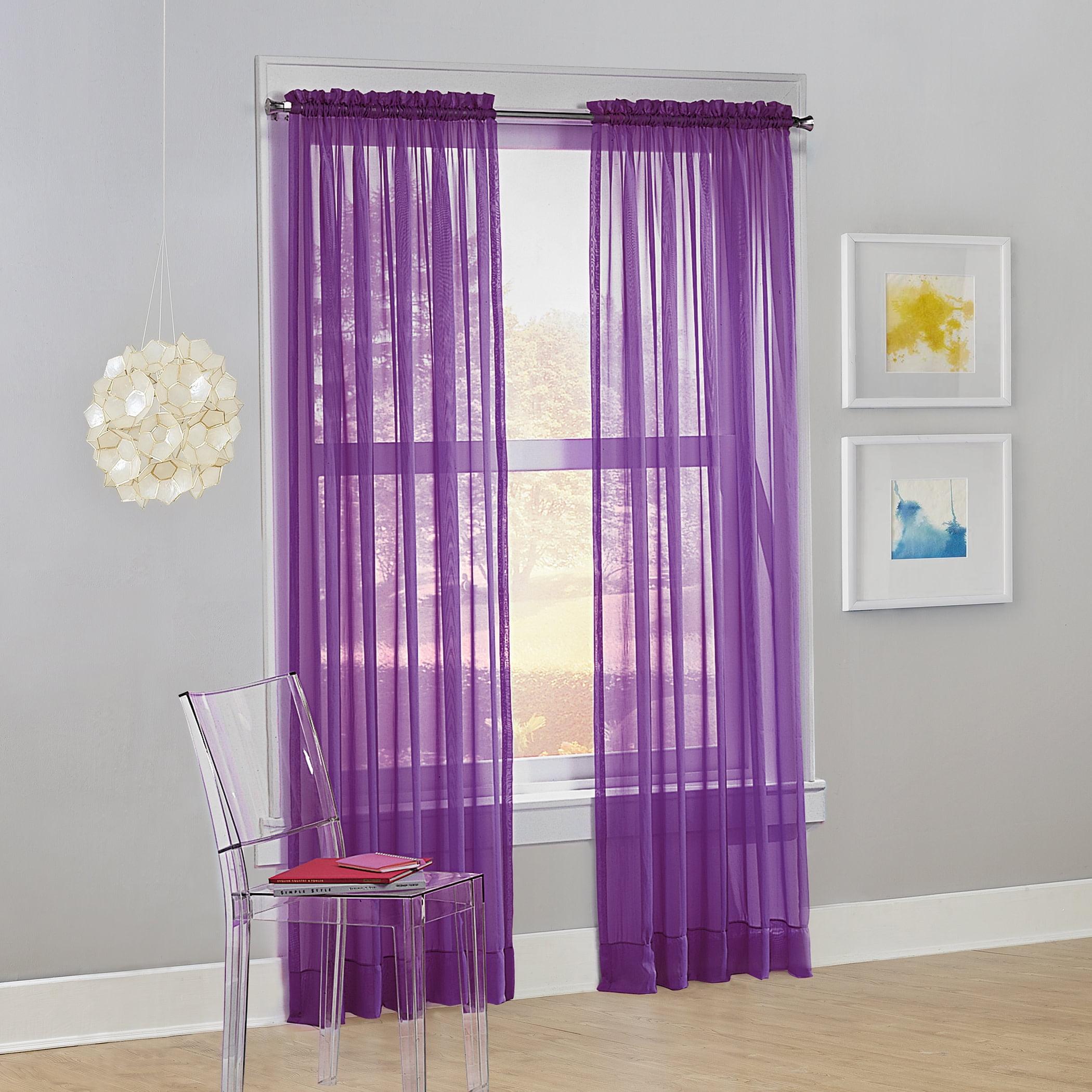 No. 918 Sheer Calypso Voile Rod Pocket Curtain Panel