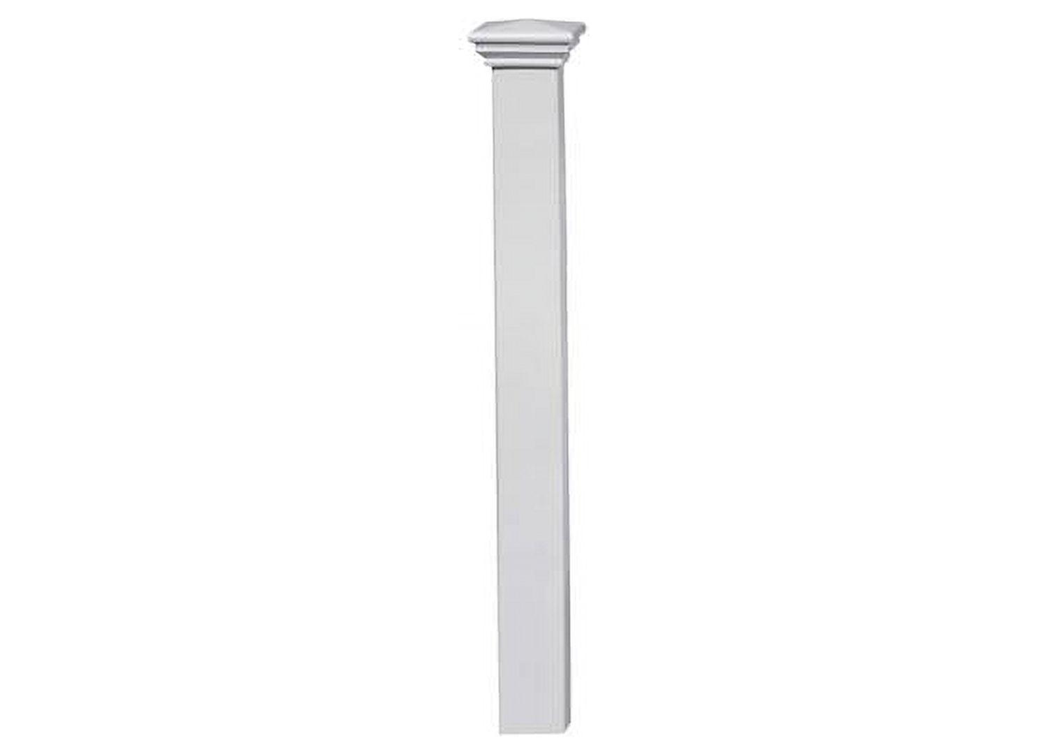 Newport 3.5-ft White Vinyl No-Dig Fence Post