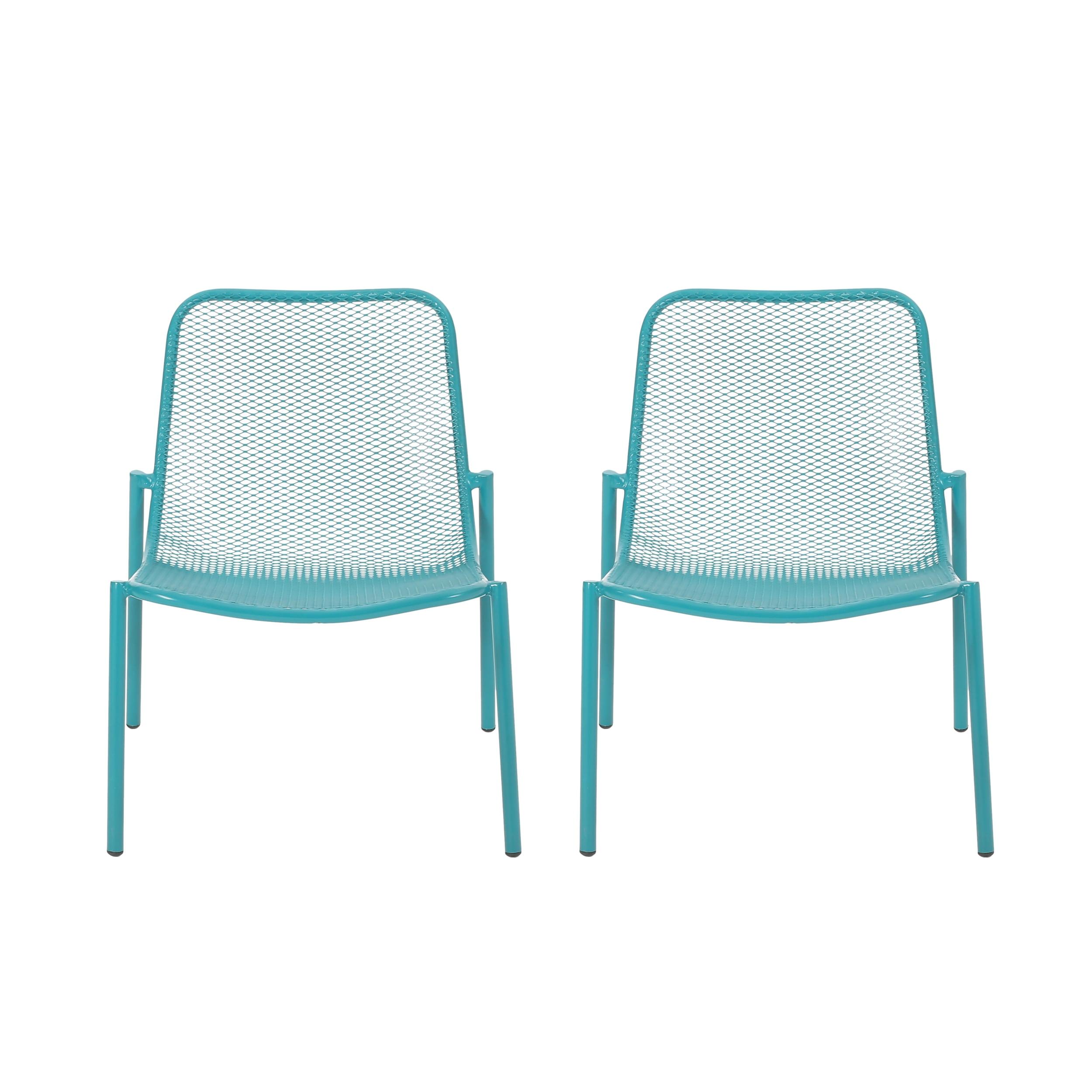 Corrigan Studio® Modern Elegant and Sophisticated Outdoor Dining Chairs (Set of 2)