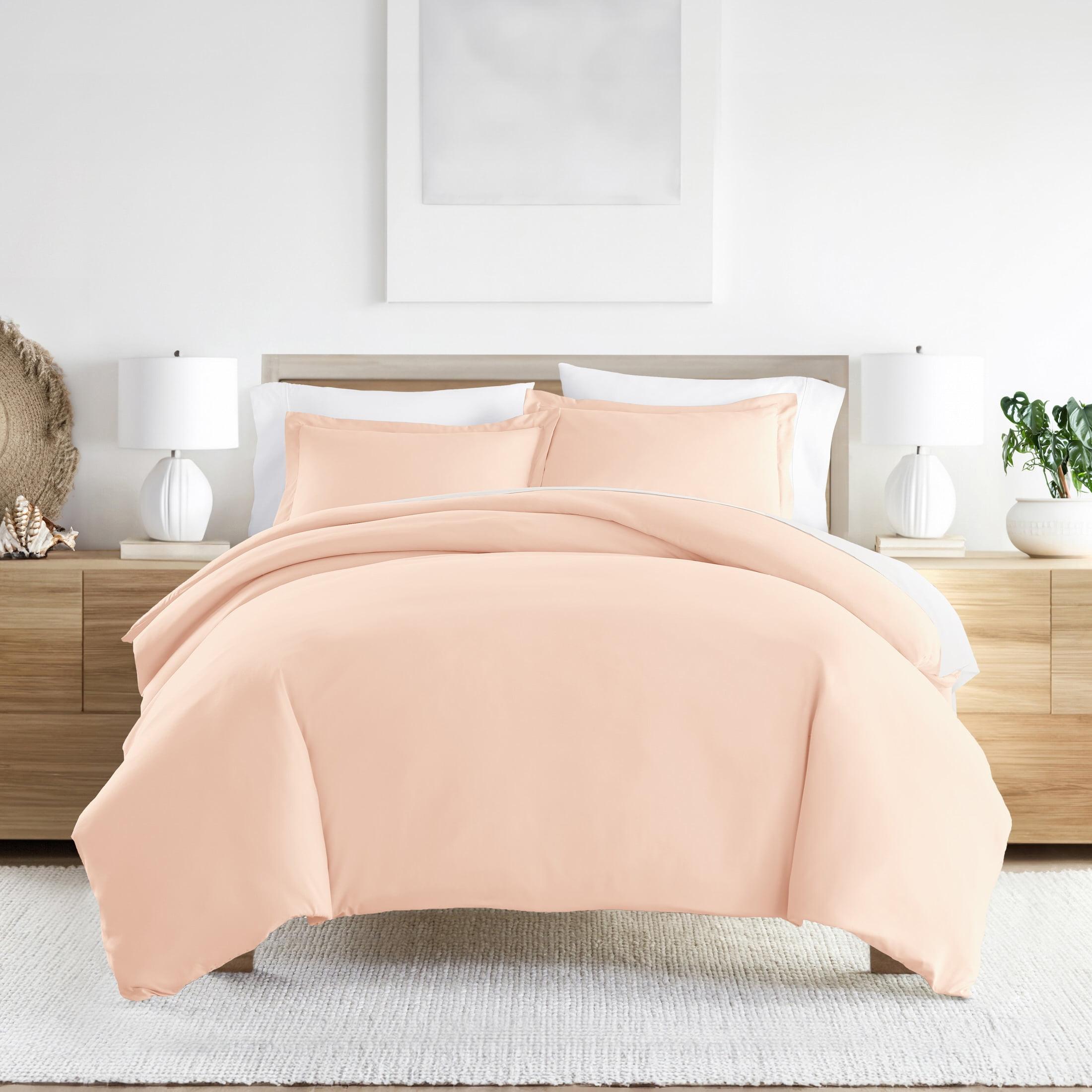 Duvet Cover Set Super Soft Microfiber Bedding in Solid Colors
