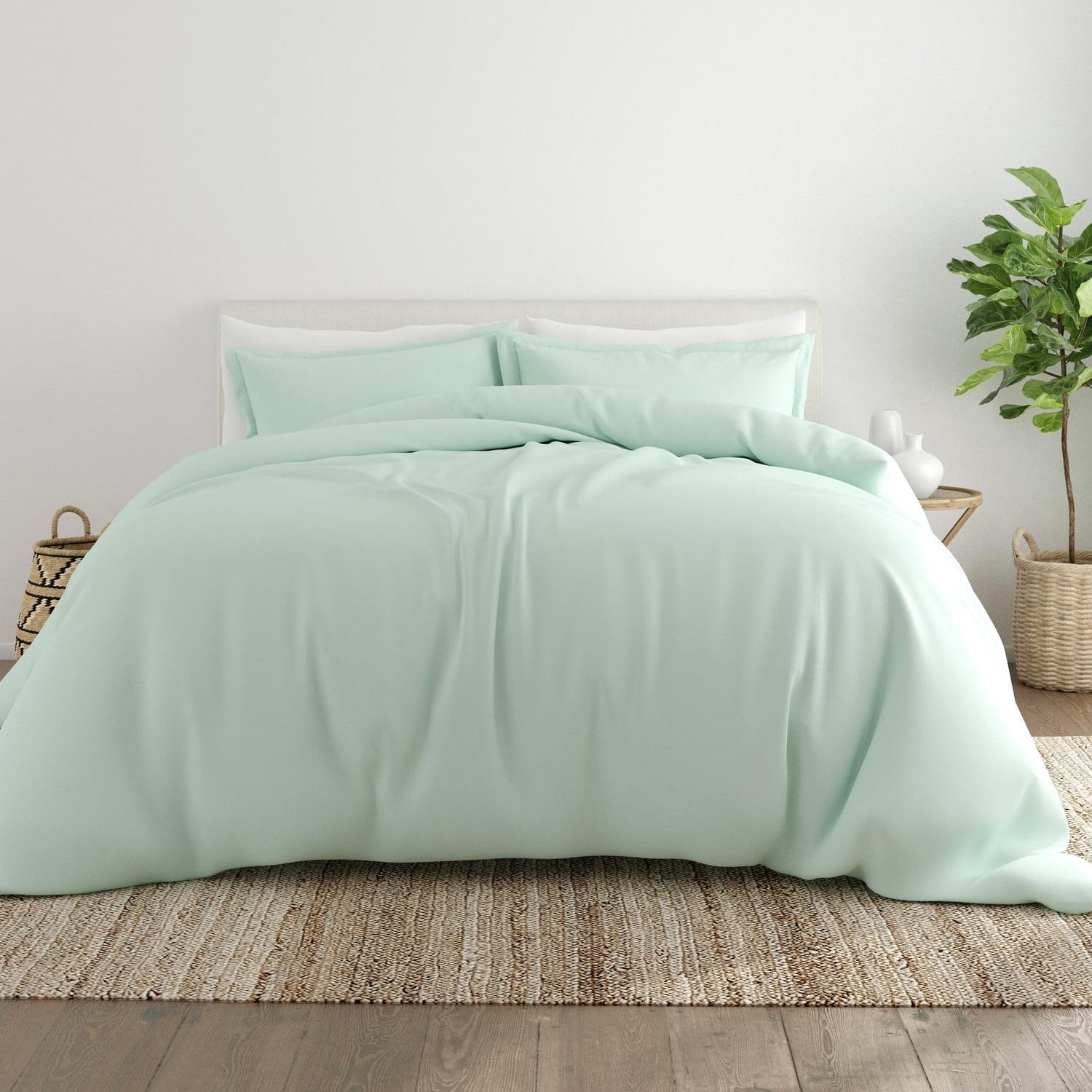 Duvet Cover Set Super Soft Microfiber Bedding in Solid Colors