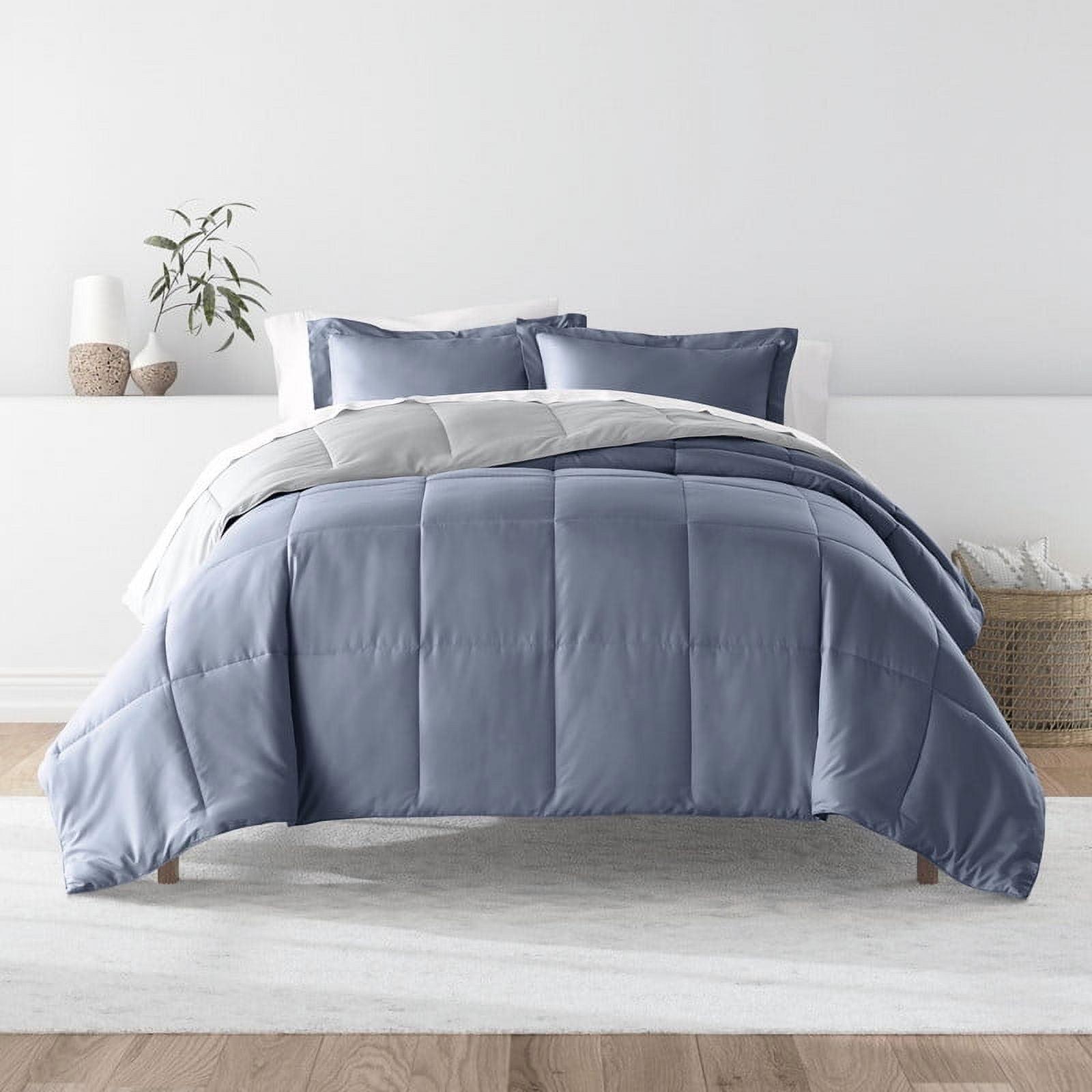 Reversible Down-Alternative Comforter Bedding Set