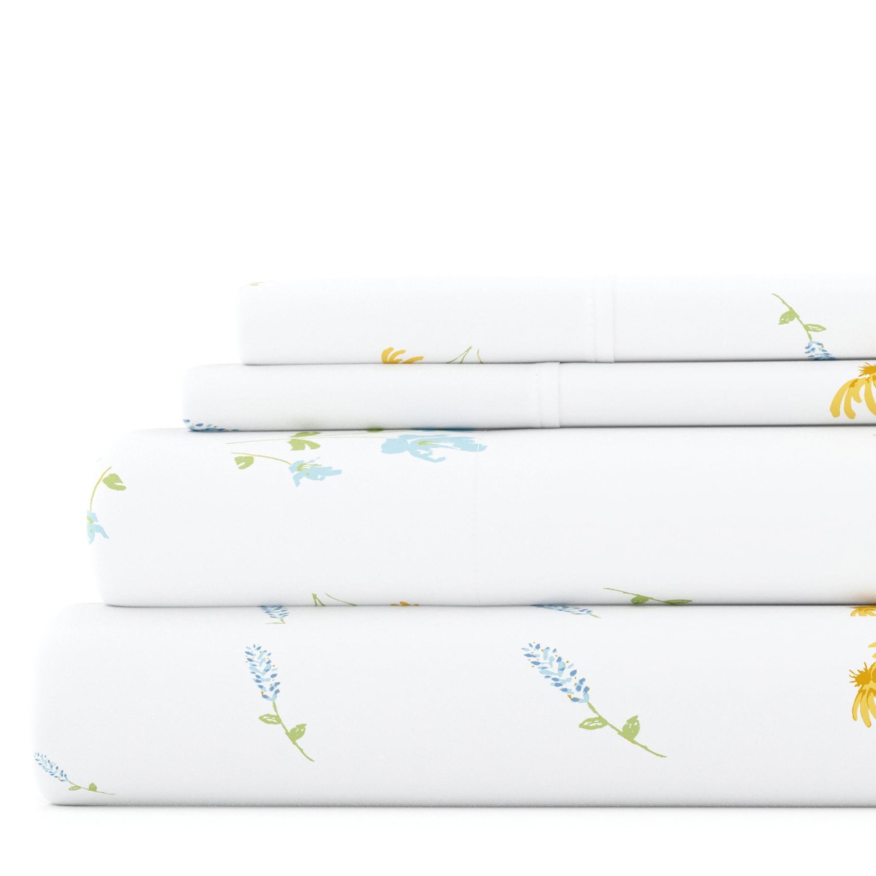 Bluebirds Pattern Microfiber Sheet Set