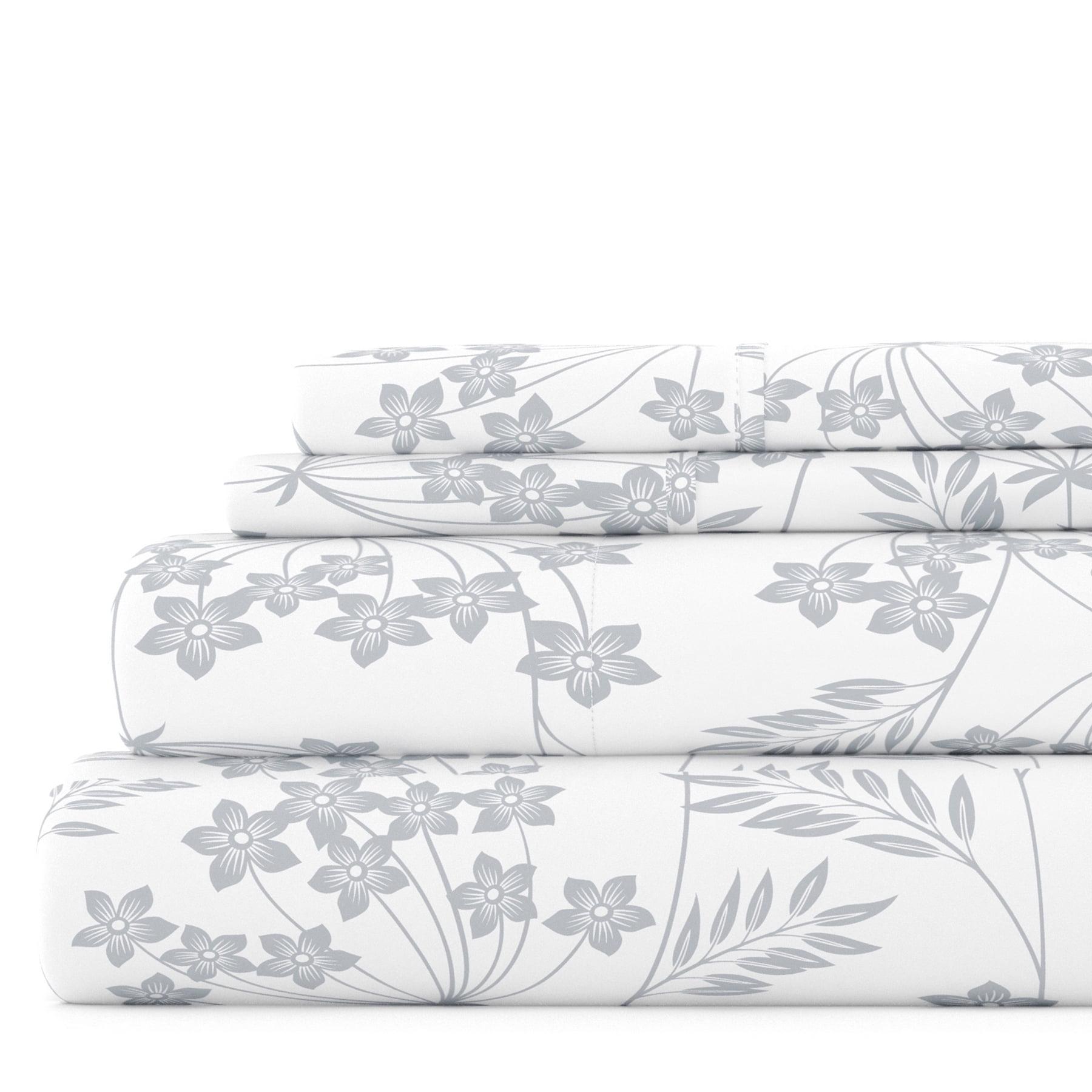 Chantilly Floral Pattern Microfiber Sheet Set