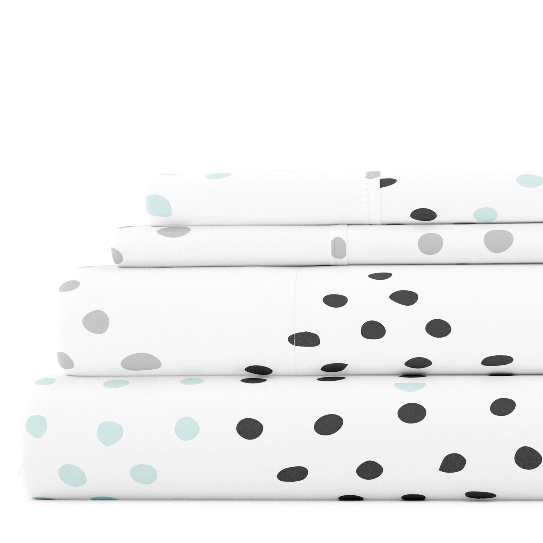 Trio Dots Pattern Microfiber Sheet Set