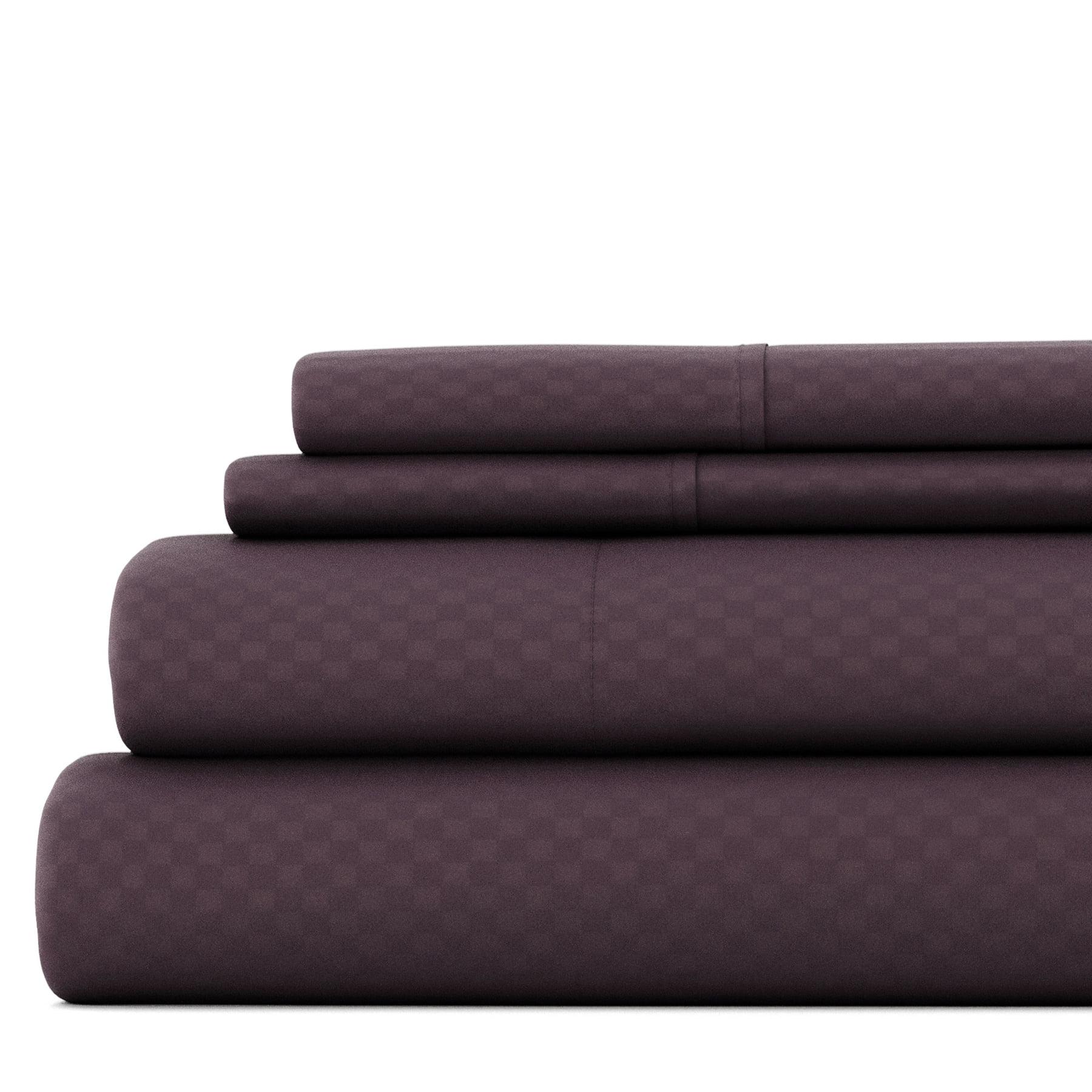 Simply Soft™ Microfiber Checkered Sheet Set