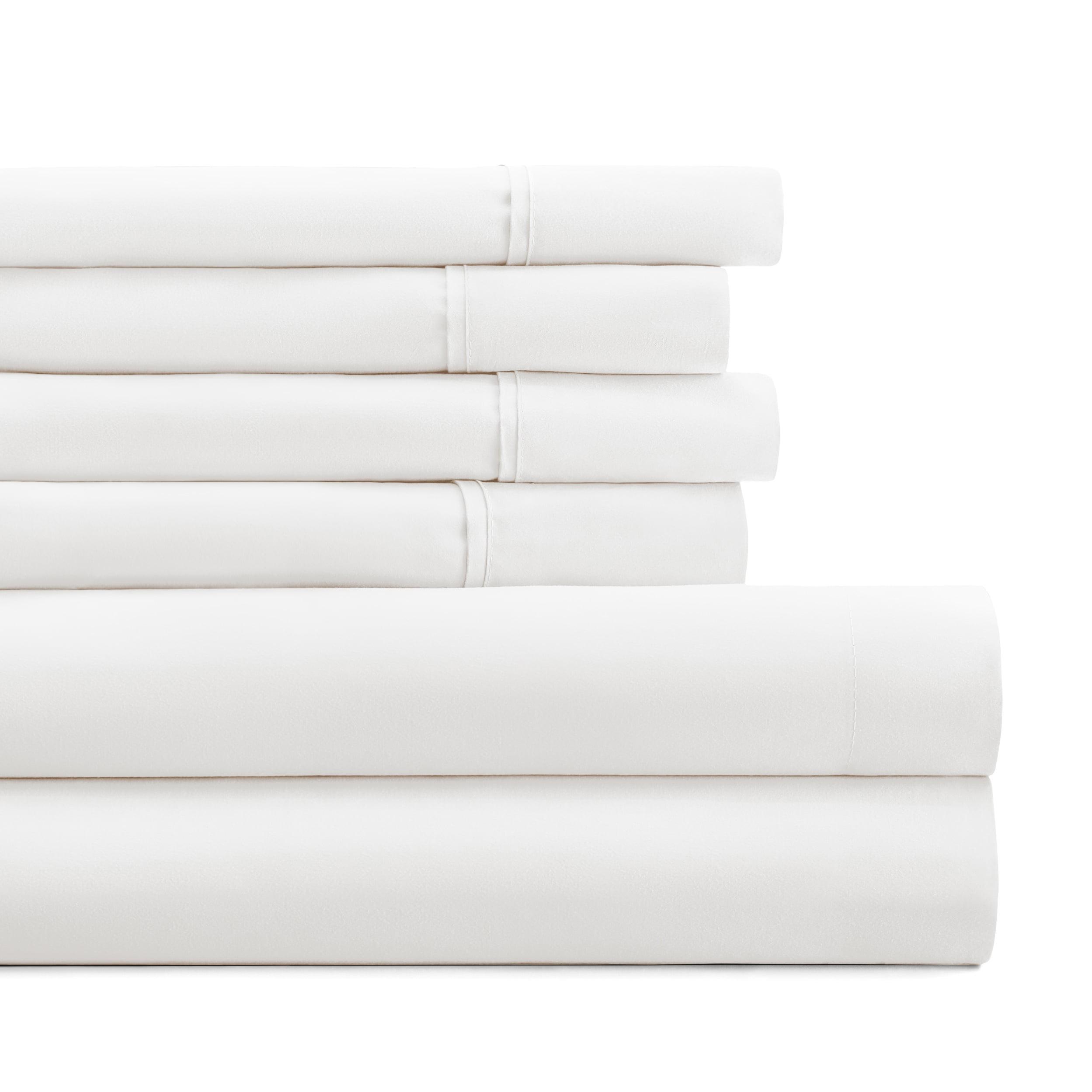 Modern Threads Modern Threads 6-Piece Bed Sheet Set, Deep Pocket, Ultra Soft Microfiber, Cool & Breathable