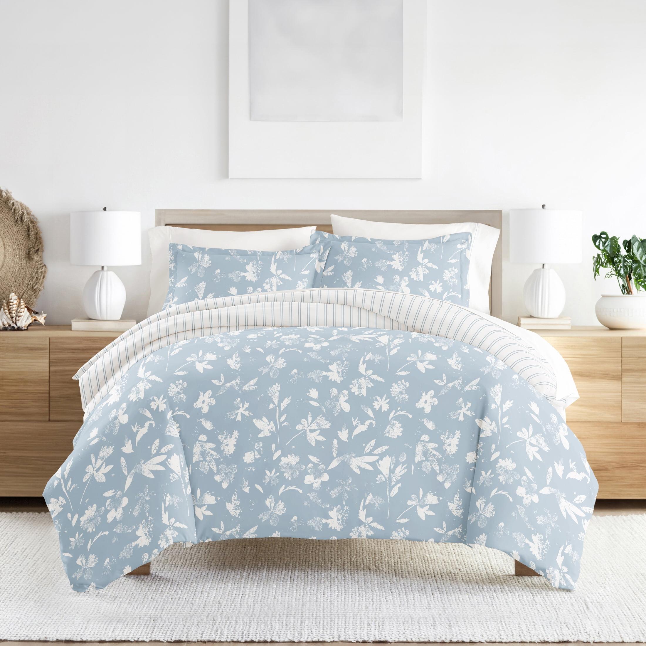 IEnjoy Home Soft Country Home Pattern Reversible Duvet Cover Set